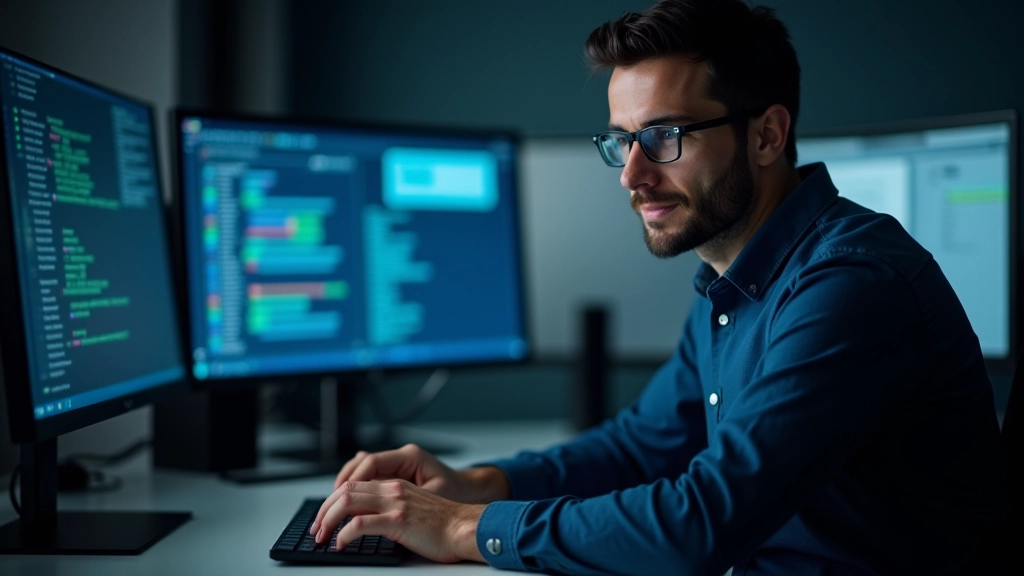 IT security specialist configuring encryption and VPN protocols